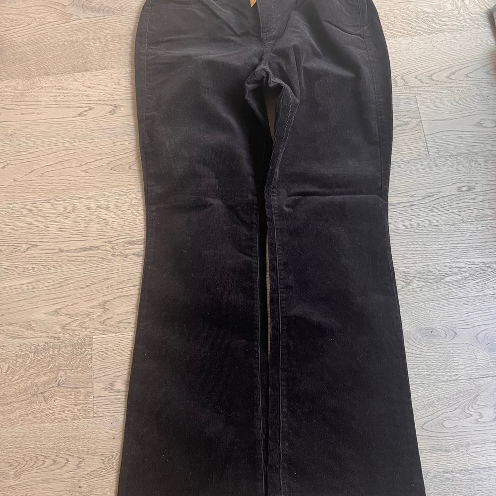 NWT Talbot’s Petites Black Curvy Corduroy pants